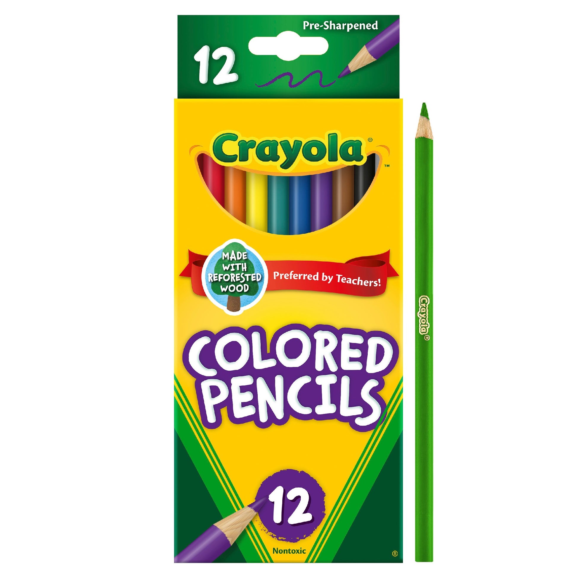 Pencils Coloured Crayola 12 pack
