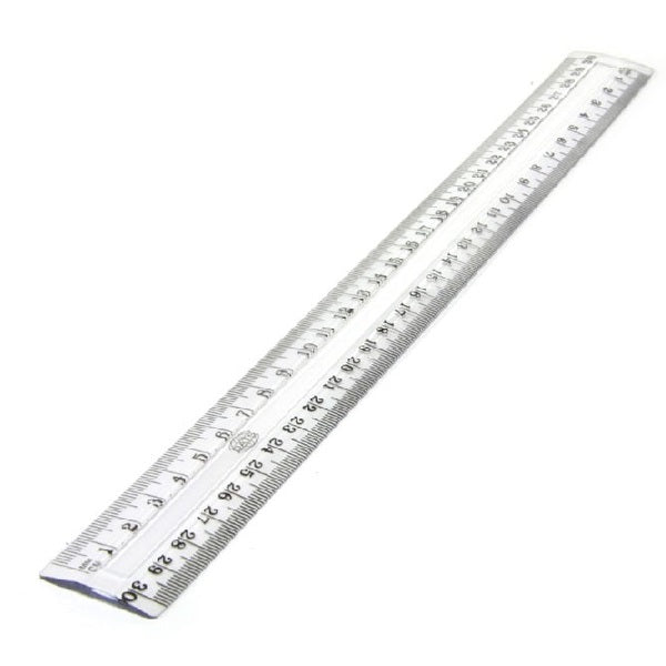 Ruler 30cm Clear
