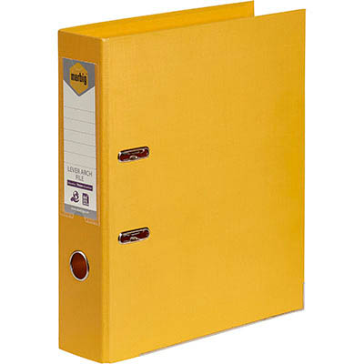 Lever Arch File A4 Yellow
