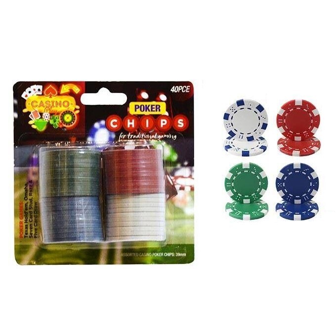 Poker Chips 40piece