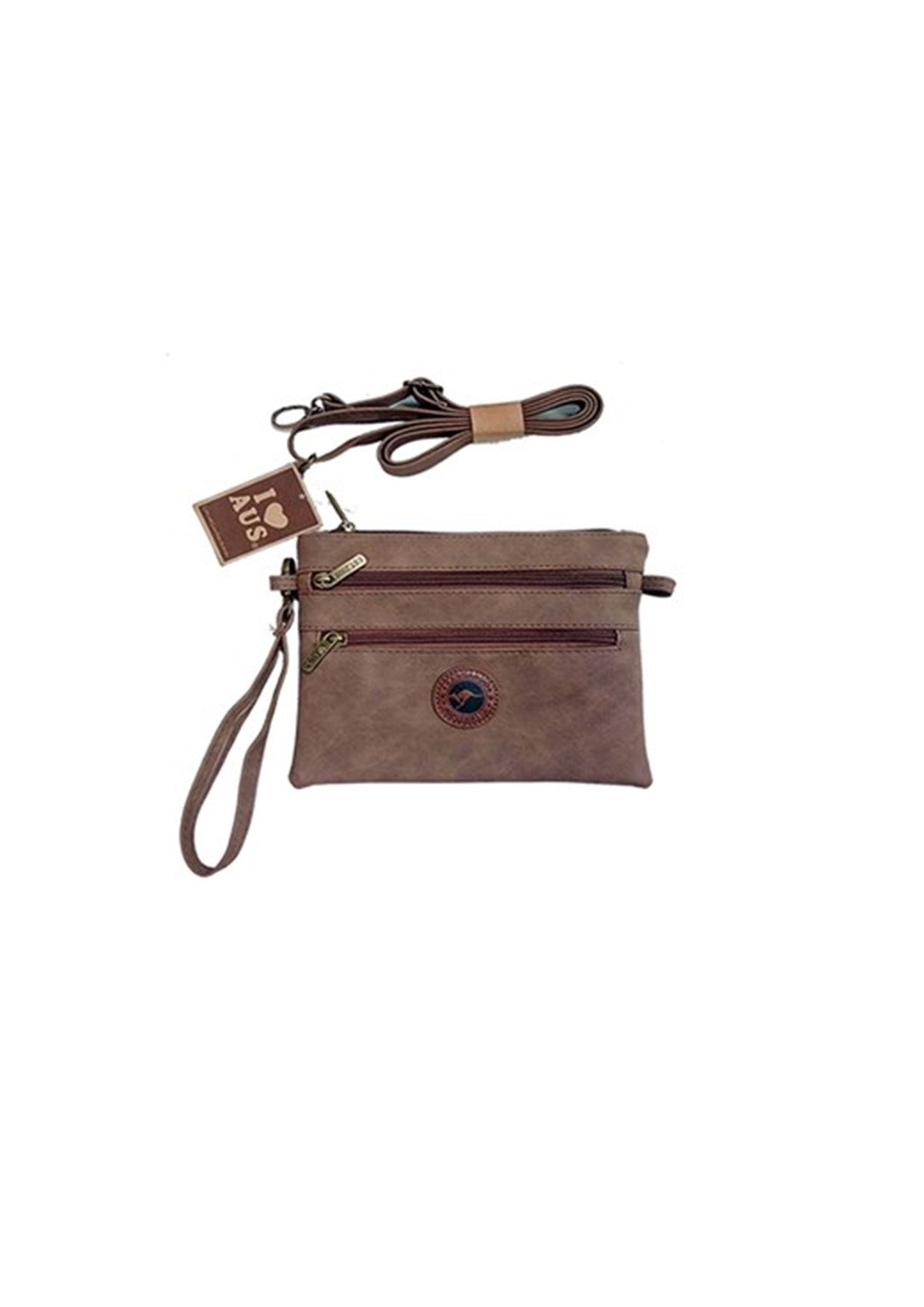 Outback Style 4 Zipper Shoulder Bag