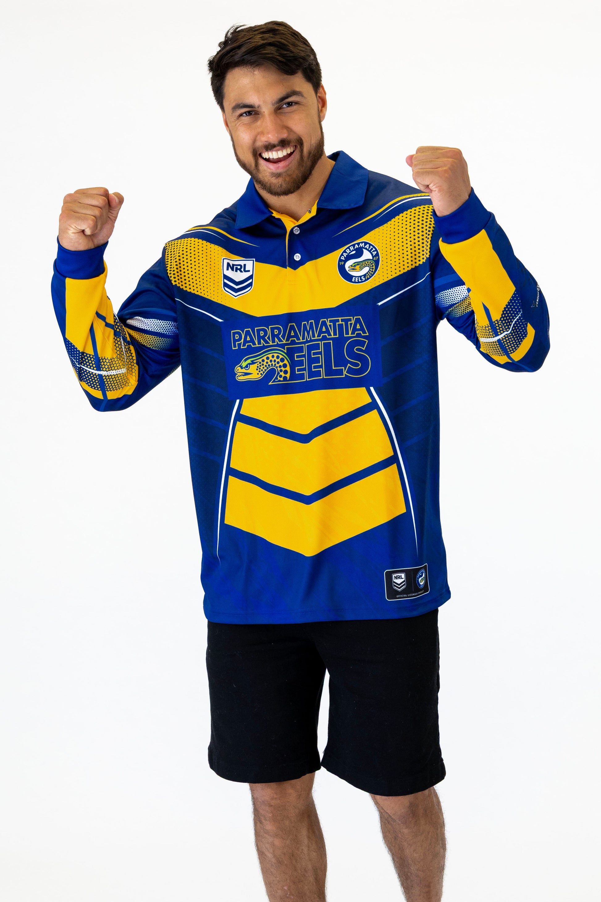 NRL Parramatta Eels Cyber Fishing Shirt