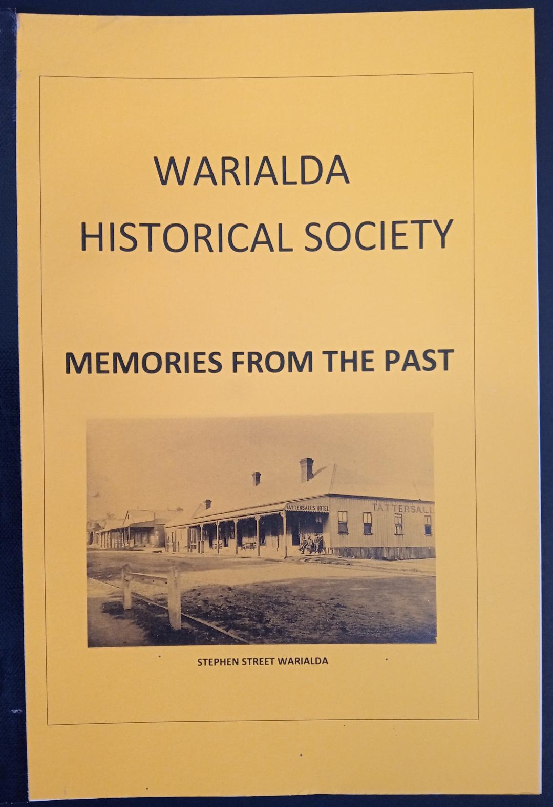 Warialda Historical Society Memories From the Past