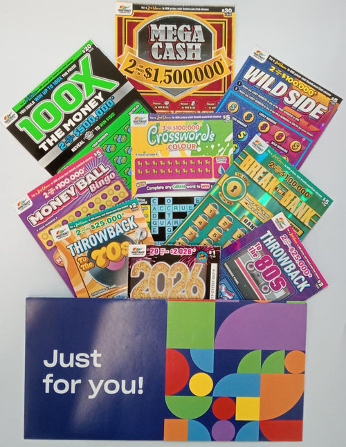 Scratchy Gift Pack "Just for You" $50