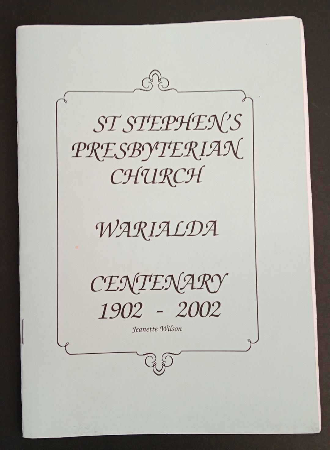 St Stephen's Presbyterian Church Waialda