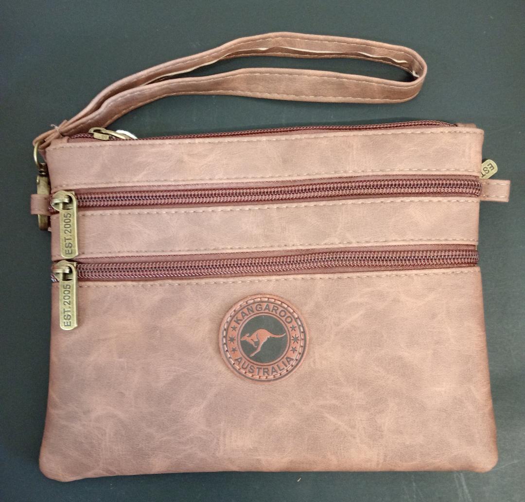 Shoulder Bag Outback Style 3 Brown & Free Gift Bag