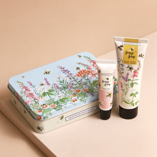 Busy Bees Hand cream lip balm and tin