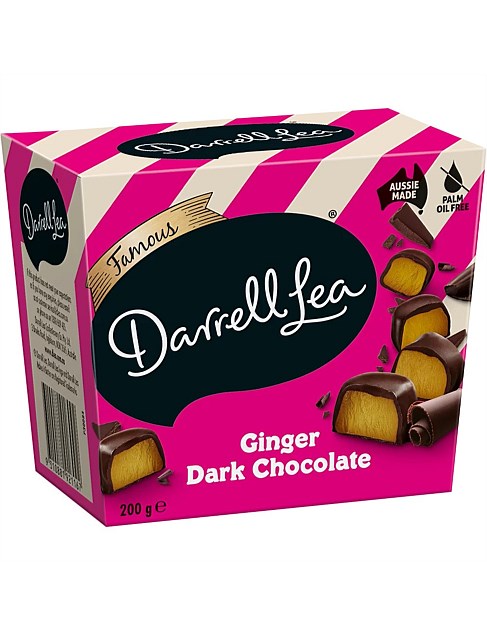 Darrell Lea Ginger Dark Chocolate