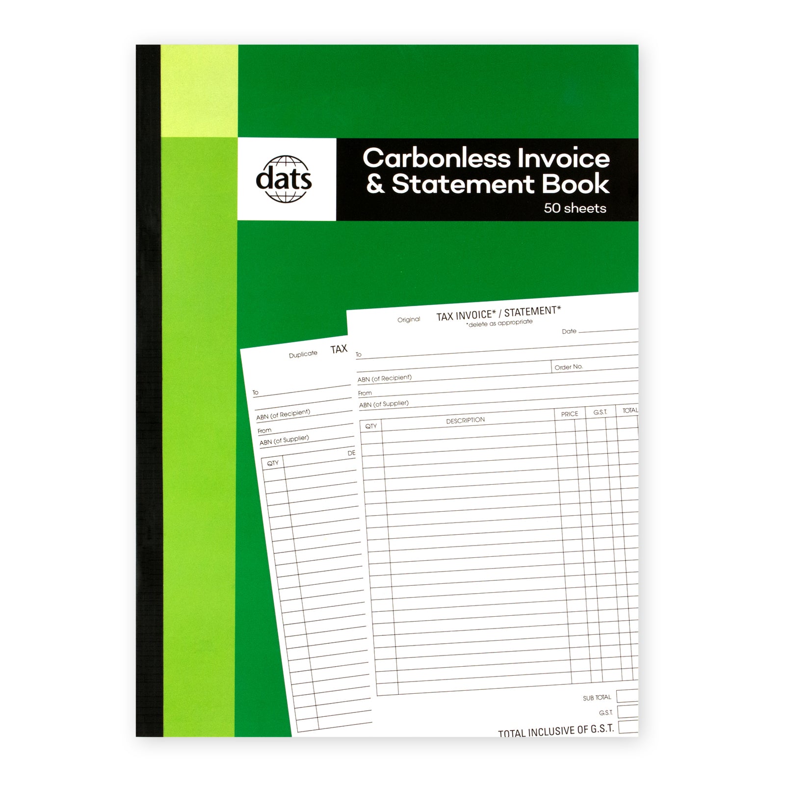 Carbonless Invoice & Statement Book 50sheets