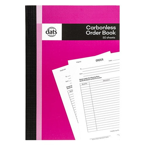 Carbonless Order Book 50 Sheets