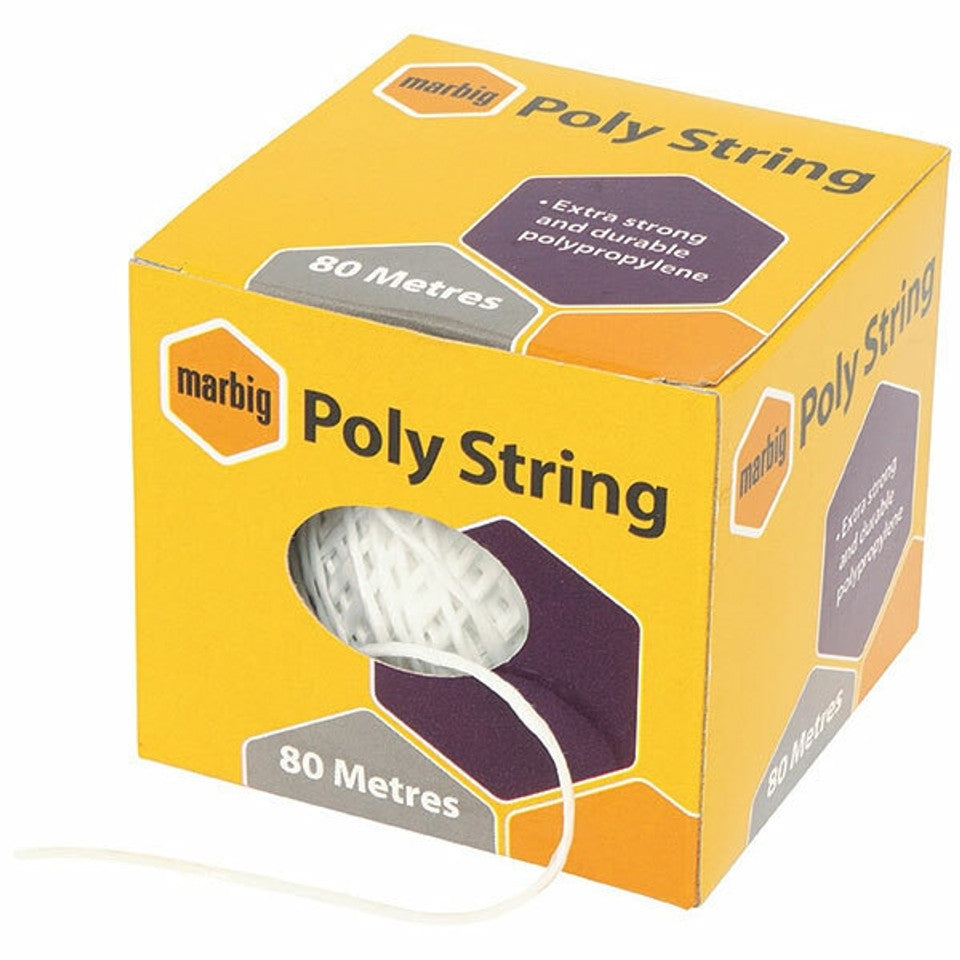 String Poly 80metres White
