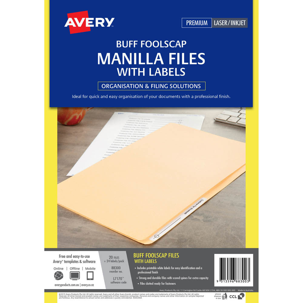 Folder Manilla F/C 10PK Buff