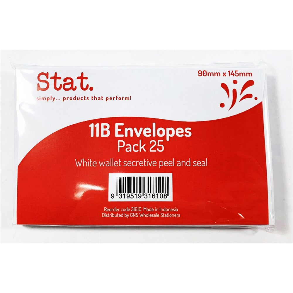 Envelopes 25pack 11B