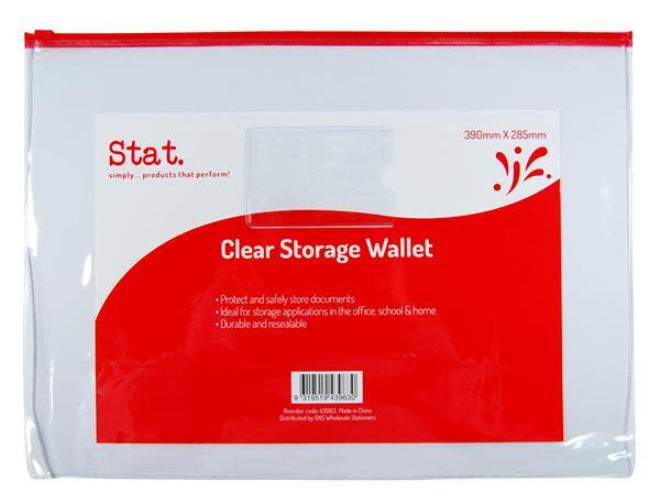 Stat Clear Storage Wallet 330mmx240mm