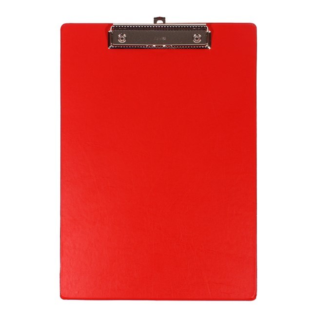 Clipboard A4 PVC Red