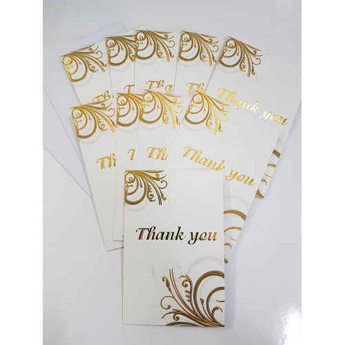 Thank You Cards Set of 10