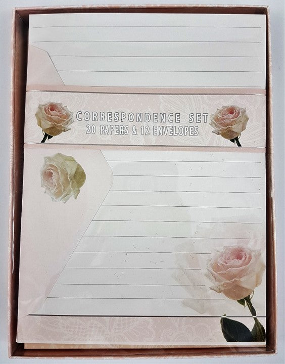 Corresondence Set  Rose Pink