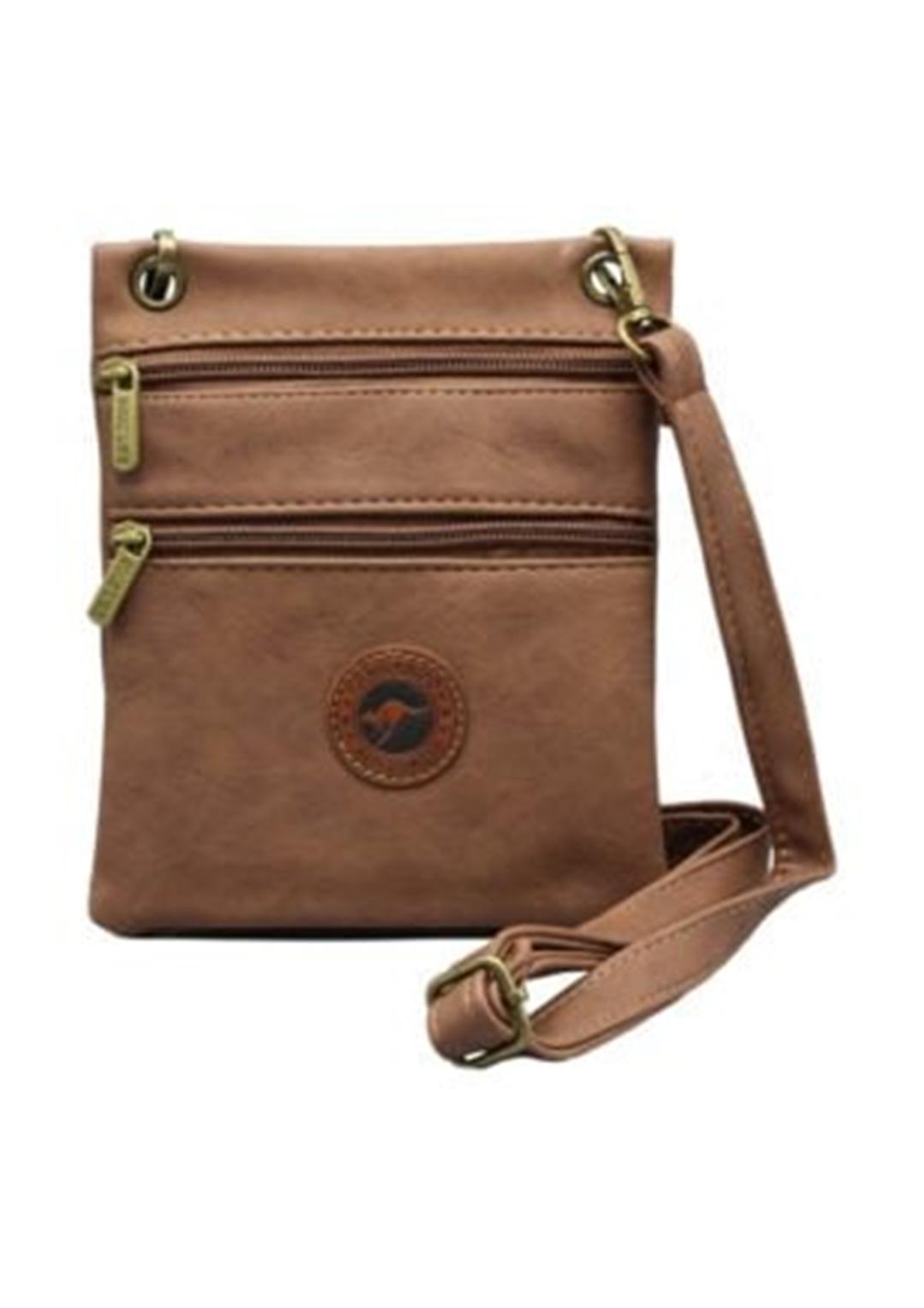 An Outback Style Shoulder Bag 3 Tone Brown 