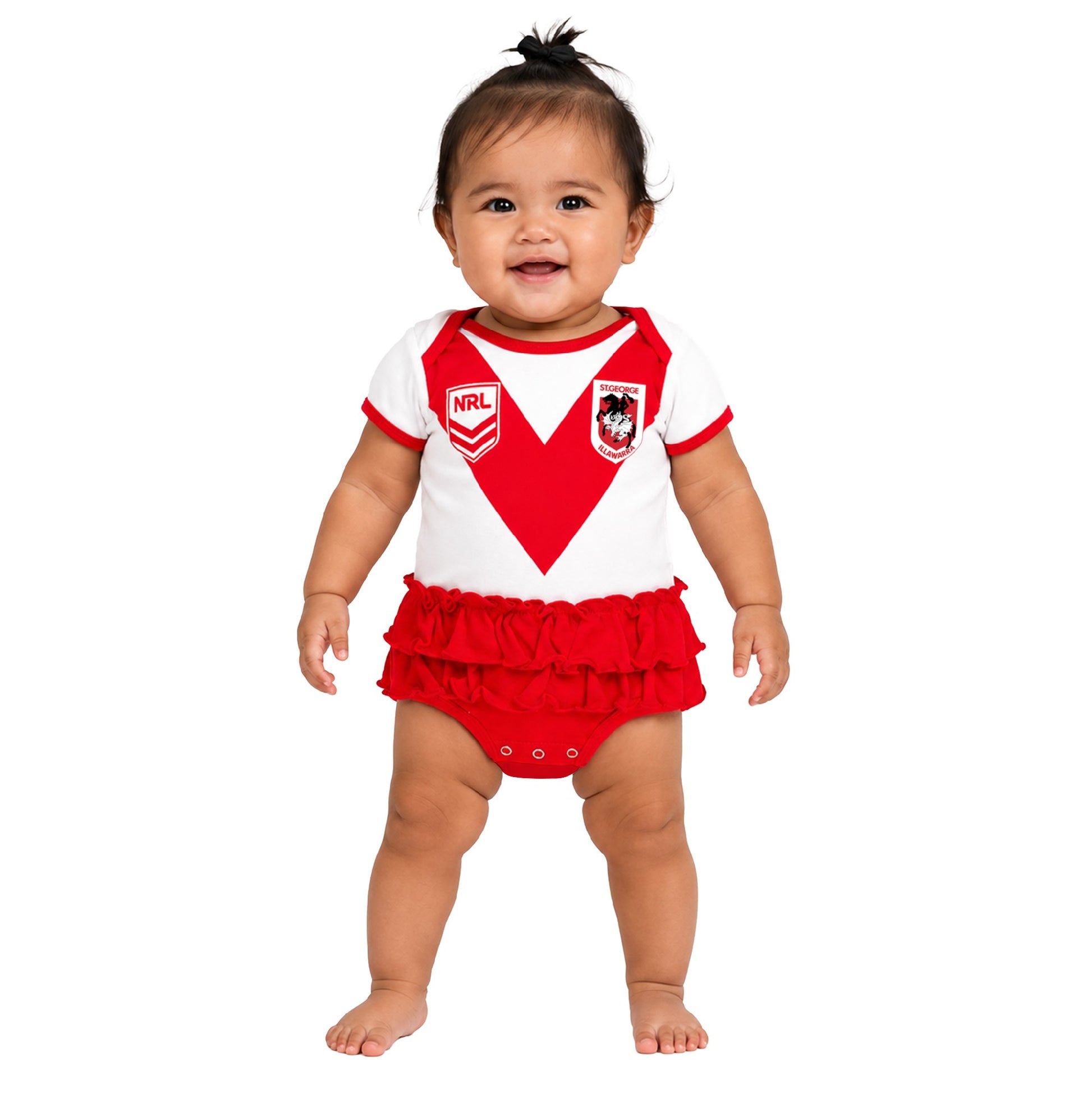 NRL Dragons Girls Footyshirts Size 000