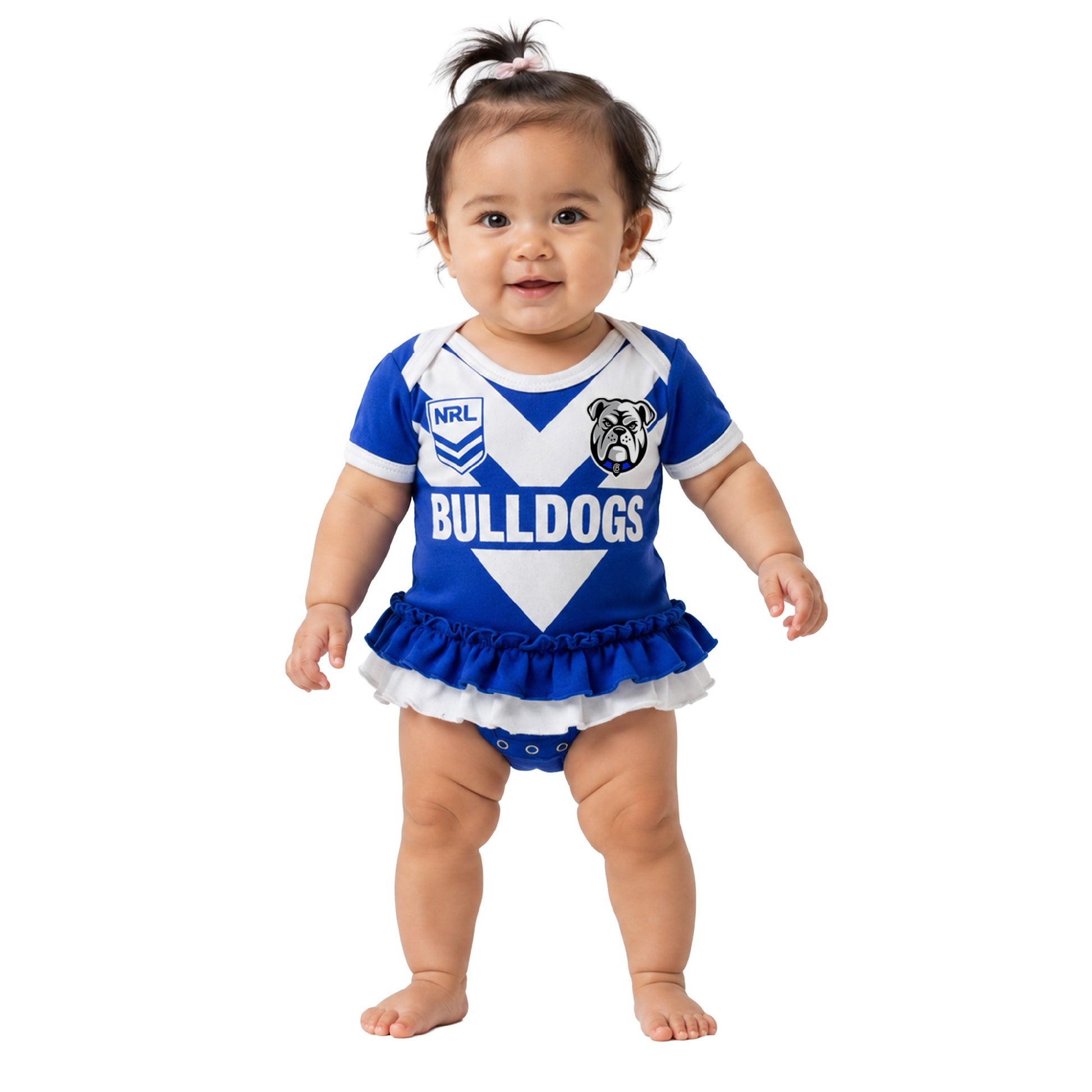 NRL Bulldogs Girls Footyshirt Size 000