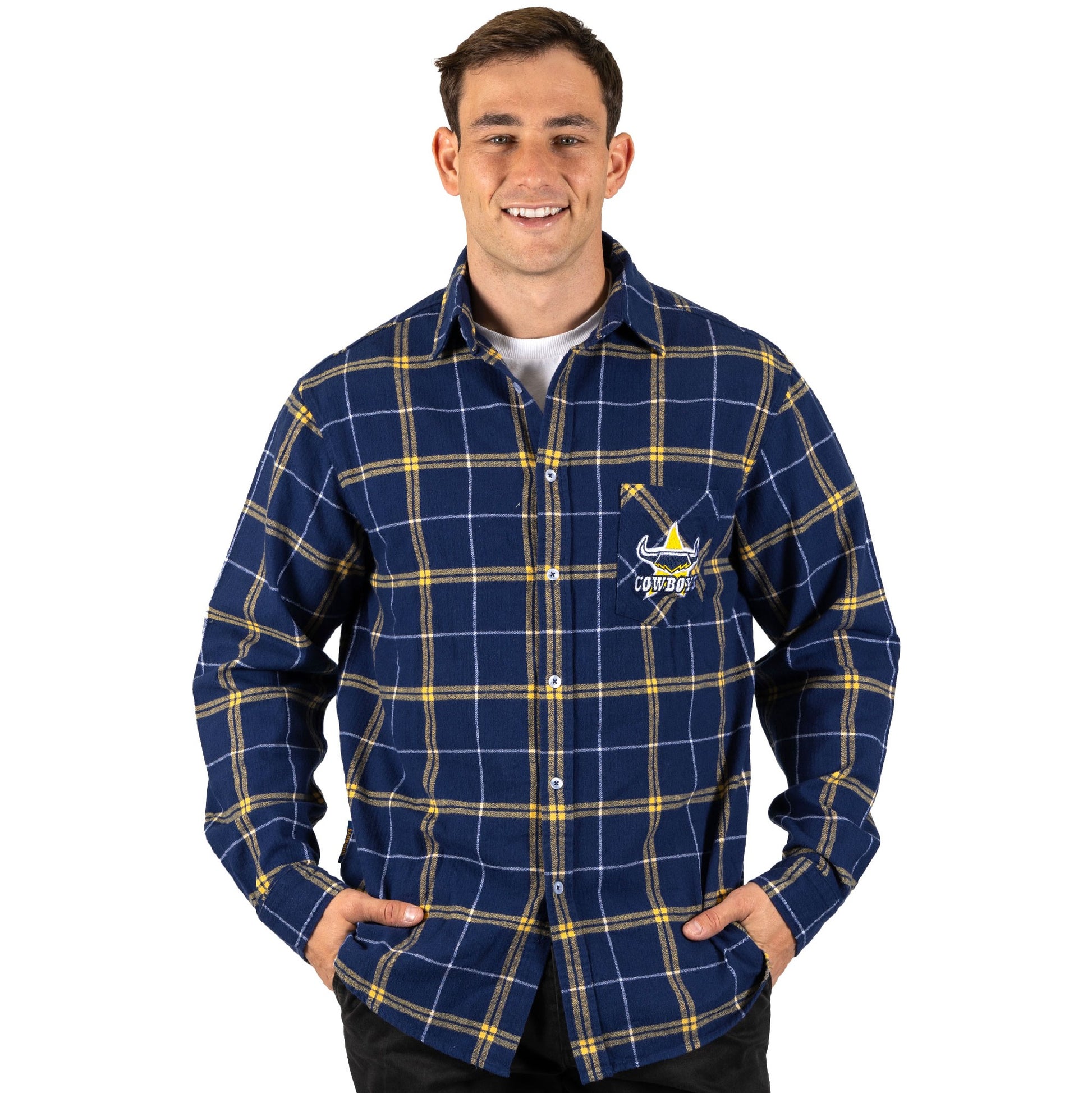 NRL Cowboys Mustang Flannel 2XL [SZ:2XL]
