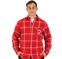 NRL Dragons Mustang Flannel XL