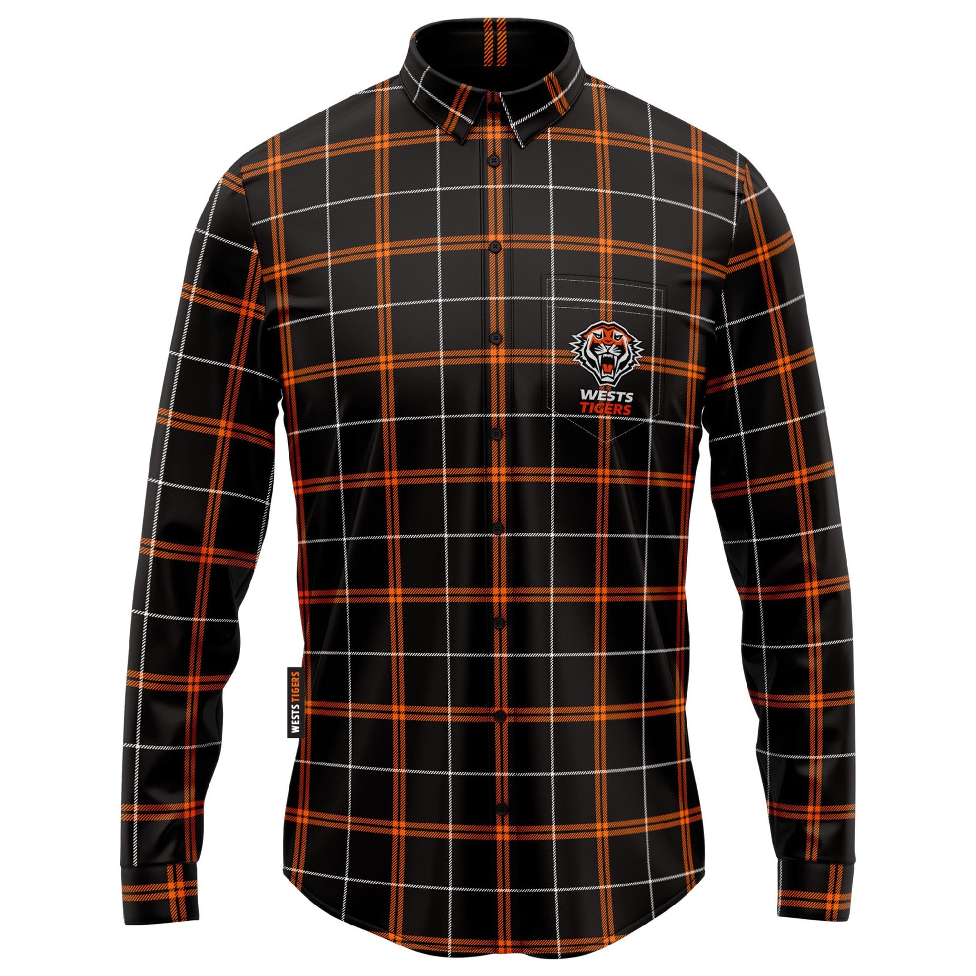 NRL West Tigers Mustang Flannel XL [SZ:XL]