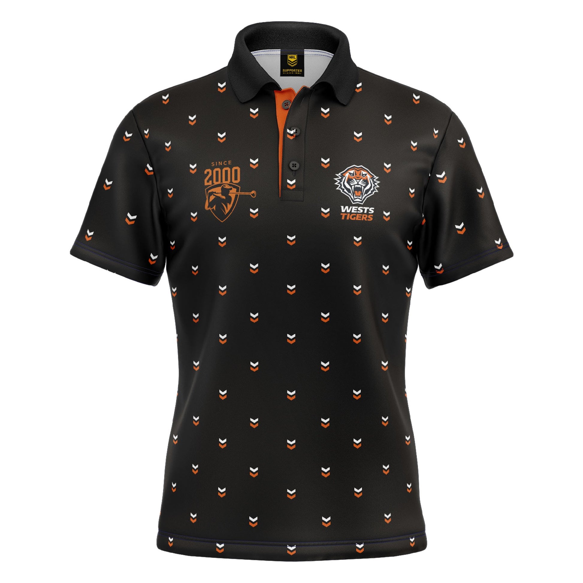 NRL West Tigers Mulligan Golf Polo XL