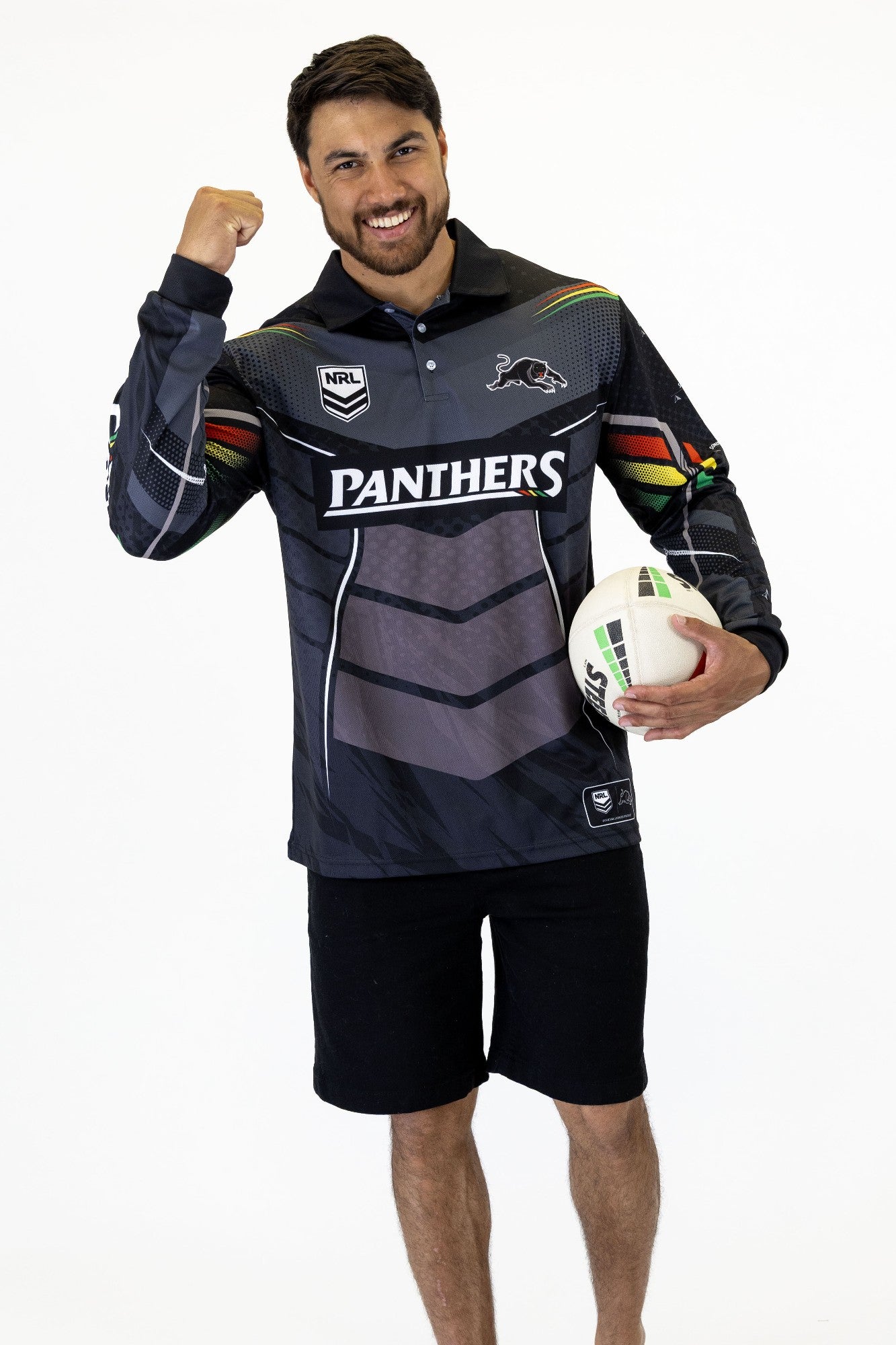 NRL Panthers Cyber Fishing Shirt XL