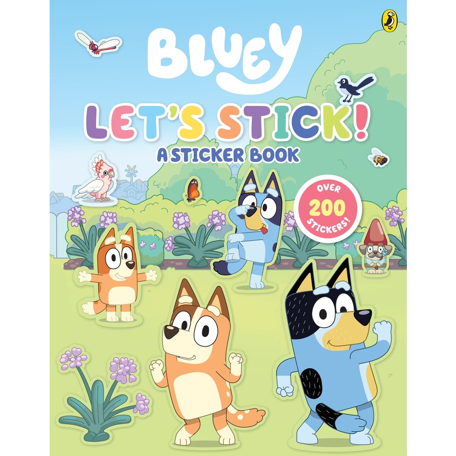 Bluey Let's Stick!  A Sticker Book