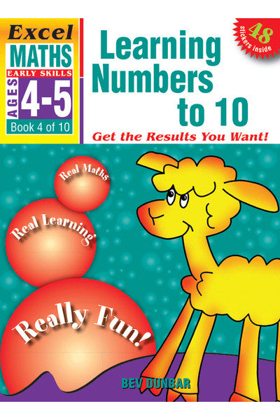 Excel Early Skills- Learning Numbers to 10 