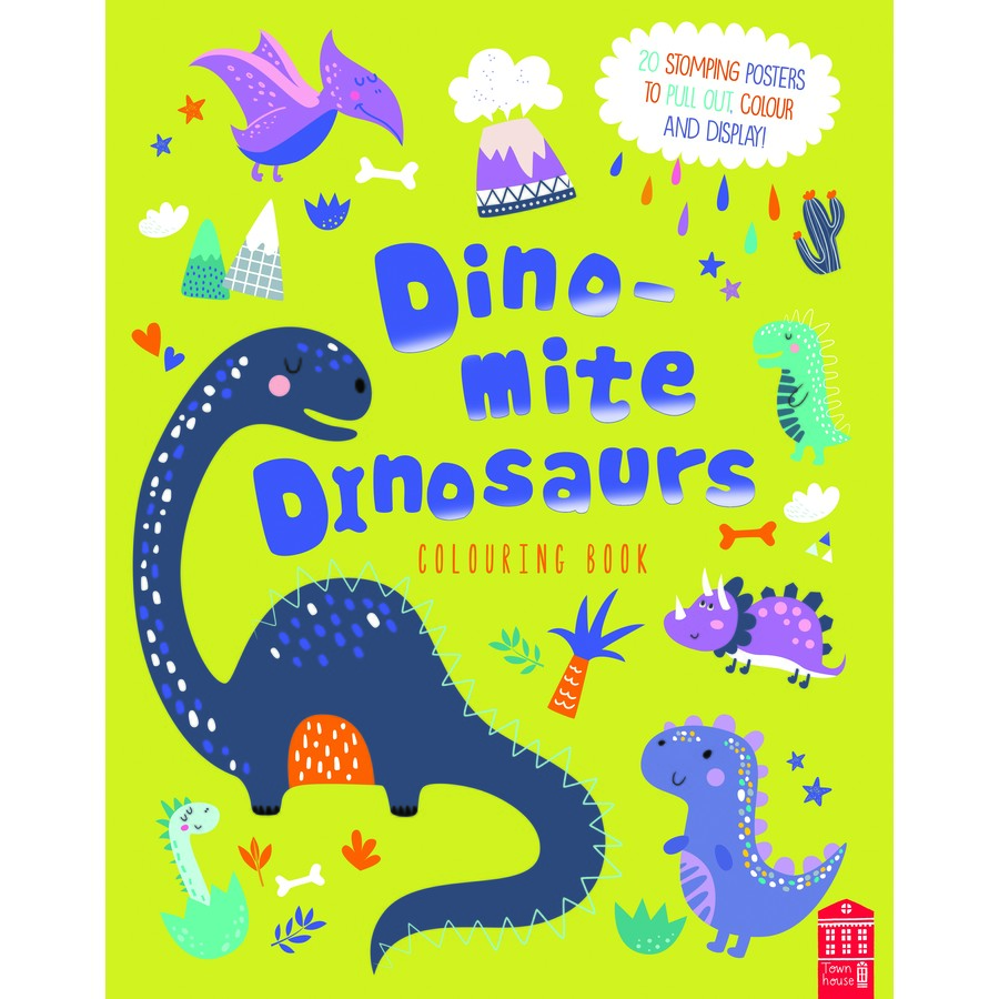 Dino-Mite Dinosaurs Colouring Book