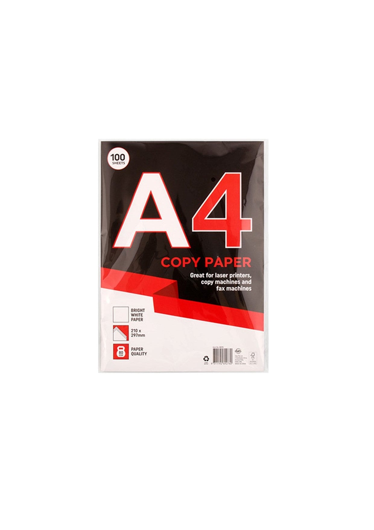 A4 Copy Paper 80gsm (100 pk)