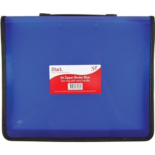 Binder A4 2 Ring Zipper With Handle